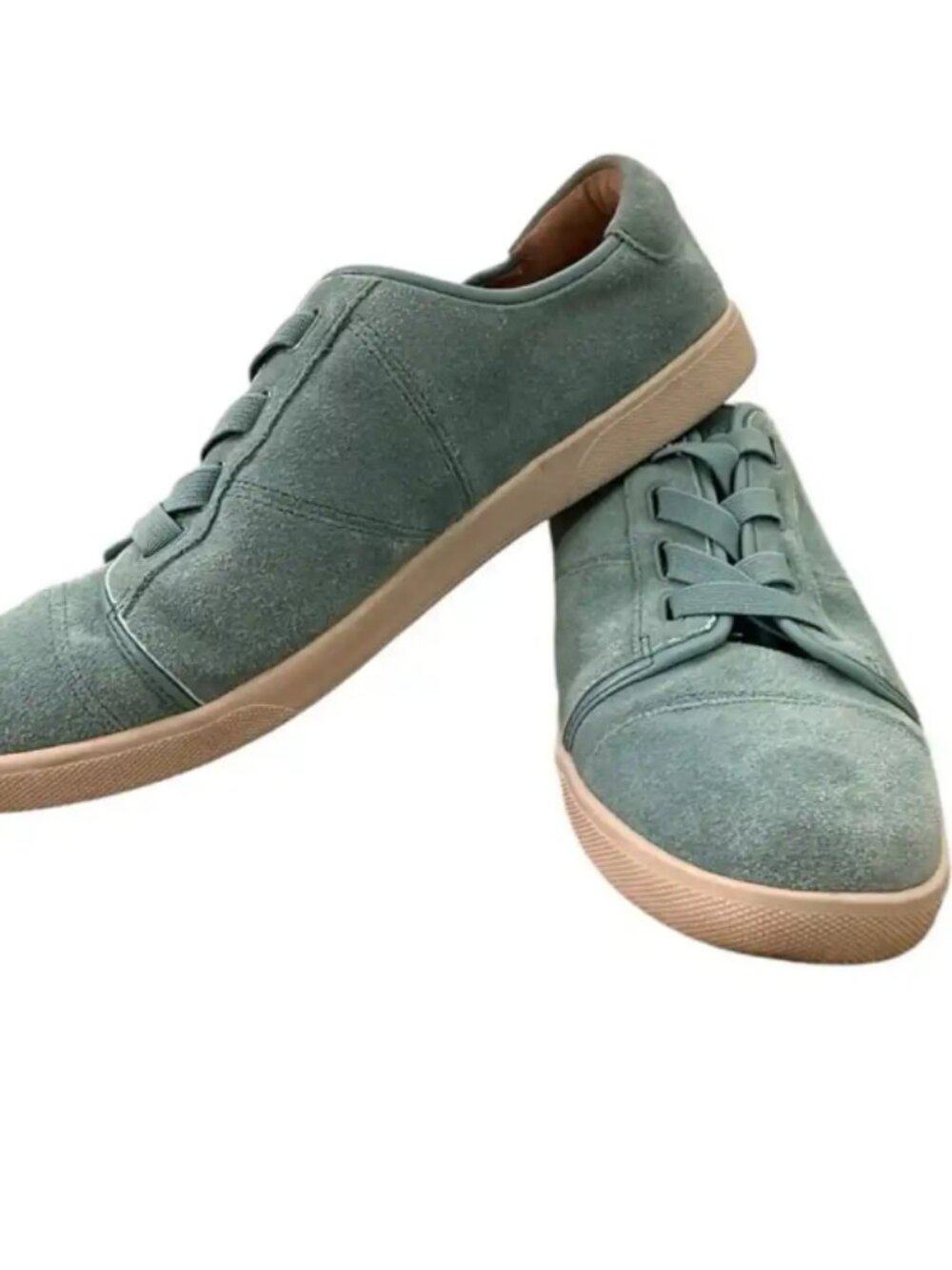 VIONIC‎ Sunny Jean Suede Sneakers in Mineral Size 9